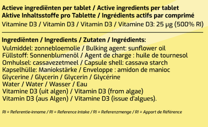 Vitamin D3 - 60 Tabletten