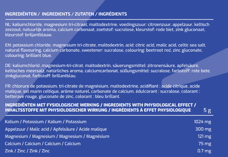 Elektrolyte Pulver - Blueberry Raspberry