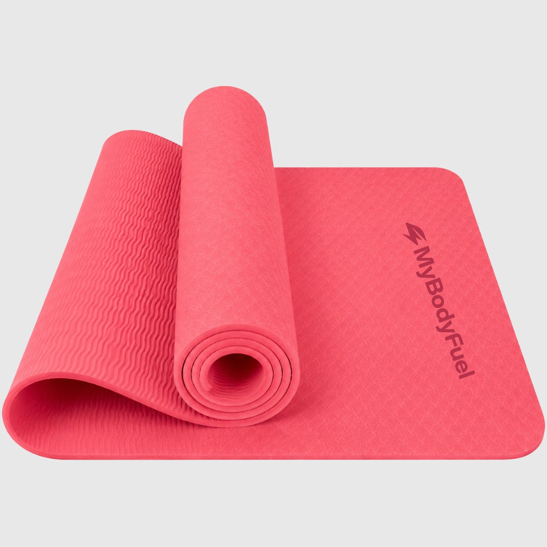 Yoga Matte 6 mm - Dunkelrosa