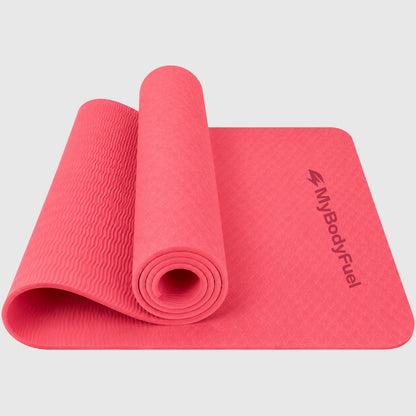 Yoga Matte 6 mm - Dunkelrosa